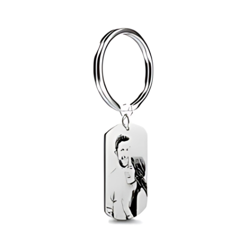 Custom Tag Outline Keychain